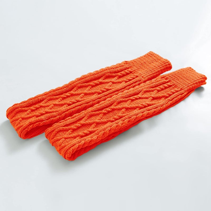 SherryDC Women's Cable Knit Thigh High Boot Socks Extra Long Winter Stockings Leg Warmers - Image 4